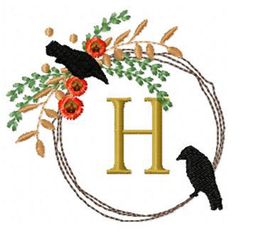 Mini Harvest Crow Monograms