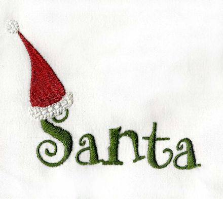 Santa&#x27;s Hat Font