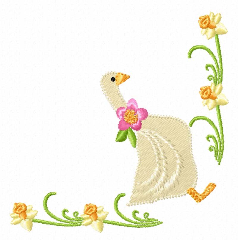 Easter Goose Corner