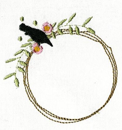 Whimsy Crow Wreath