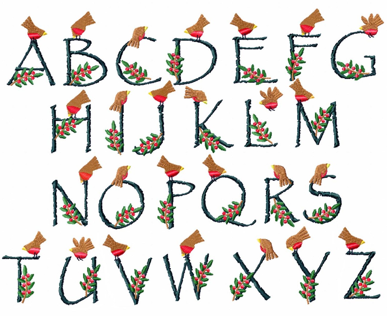 Christmas Robin Font