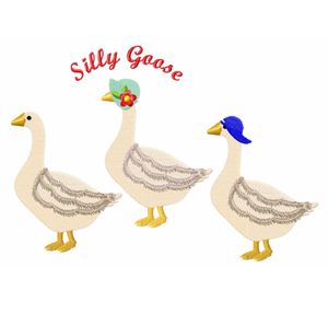 Silly Goose 4" Three geese