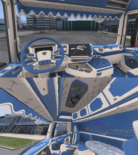 [ETS2] 15 Option New Generation Scania NG S Mega Package Interior Add-On