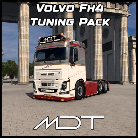 VOLVO FH4 REWORK (SCS) TUNING PACK AND SKIN | MDT | ETS2 MOD