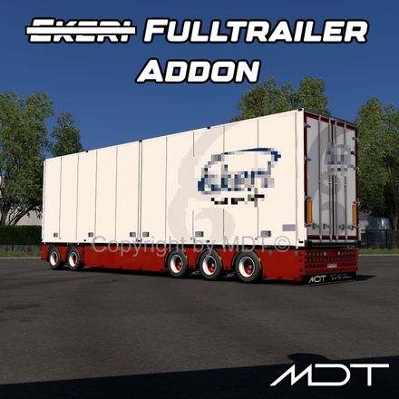 Ekkeri Fulltrailer Addon | MDT | ETS2 mods