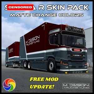 SKIN NextGen R TANDEM CHASSIS | MULTICOLORS MATTE &amp; GLOSS | ETS2 MOD