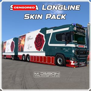 S LONGLINE | FLOWER LINE SKIN PACK | CUSTOMIZABLE | ETS2 MOD