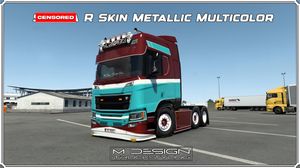 NextGen R &quot;KRAKER&quot; METALLIC MULTICOLOR SKIN | ETS2 MOD