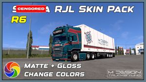 RJL &quot;HOLLAND&quot; | MEGA SKIN PACK | MATTE + GLOSS MULTICOLOR | ETS2 MOD