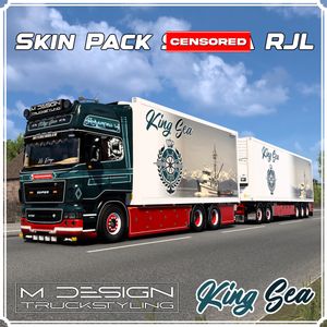 SKIN PACK  R/RJL + EKKERI RIGID ADDON | KING SEA | ETS2 MOD