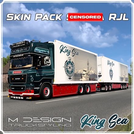 SKIN PACK  R/RJL + EKKERI RIGID ADDON | KING SEA | ETS2 MOD