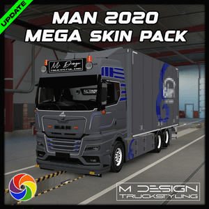  NEW M.A.N.TGX + TGN + RIGID CHASSIS | MATTE CHANGE COLORS SKIN | ETS2 MOD