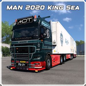 MAN 2020 KING SEA SKIN PACK | MDT |ETS2 MOD