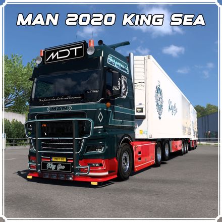 MAN 2020 KING SEA SKIN PACK | MDT |ETS2 MOD