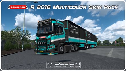 R 2016 NextGen + SCS trailers | MATTE &amp; GLOSS CHANGEABLE COLORS SKIN | ETS2 MOD