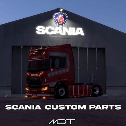 MDT | Scania NG Custom Parts + Lights V 1.2 | MEGAMOD