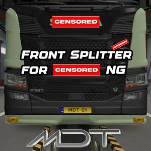 NextGen S&amp;R | FRONT SPLITTER WITH SLOTS | ETS2 MODS