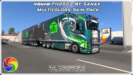 FH2022 by SANAX | DRAGON MULTICOLORS SKIN PACK | MDT | ETS2 MOD