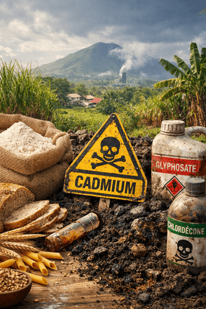 Cadmium : un polluant silencieux qui menace la France… la Guadeloupe et tous nos pays ultra-marin