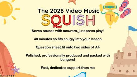 The SQUISH Video Music Quiz 2026