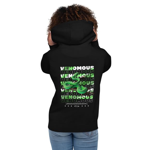 Women&#x27;s Venomous Snake Design Hoodie