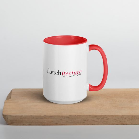 Sketchitecture - Logo - 15oz Colored Mug