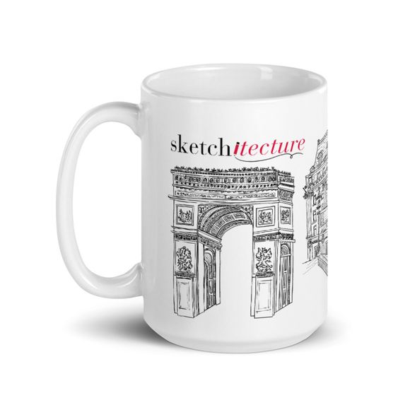 Sketchitecture - All Around the World - 15oz Mug 