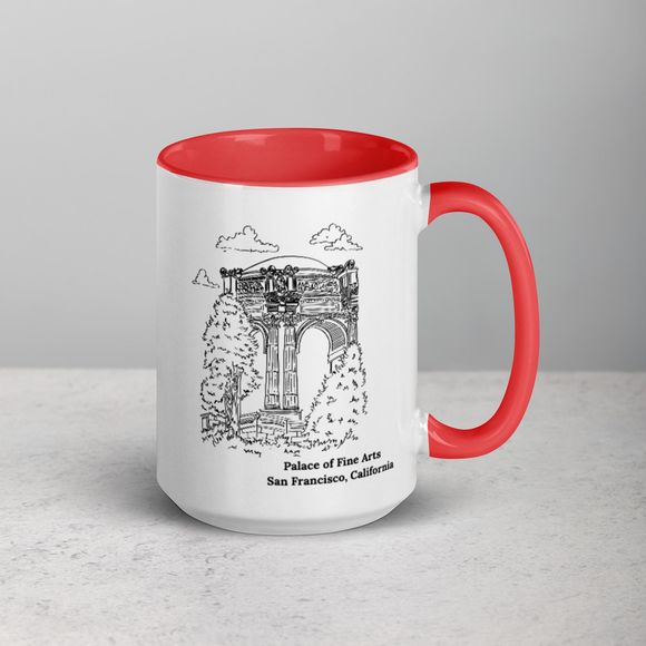 Sketchitecture - Palace of Fine Arts - 15oz Mug