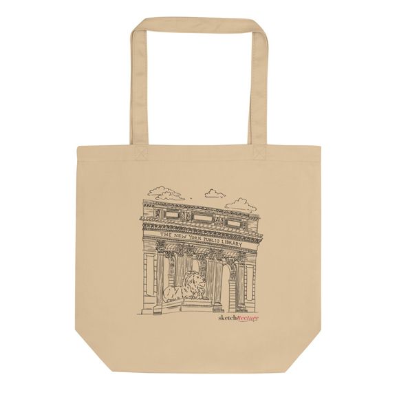 Sketchitecture - New York Public Library - Tote