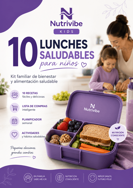 🥪 Nutrivibe Kids: 10 Lunches Saludables para Niños y Niñas