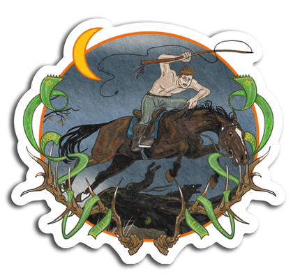 Sticker JFK - le saut 