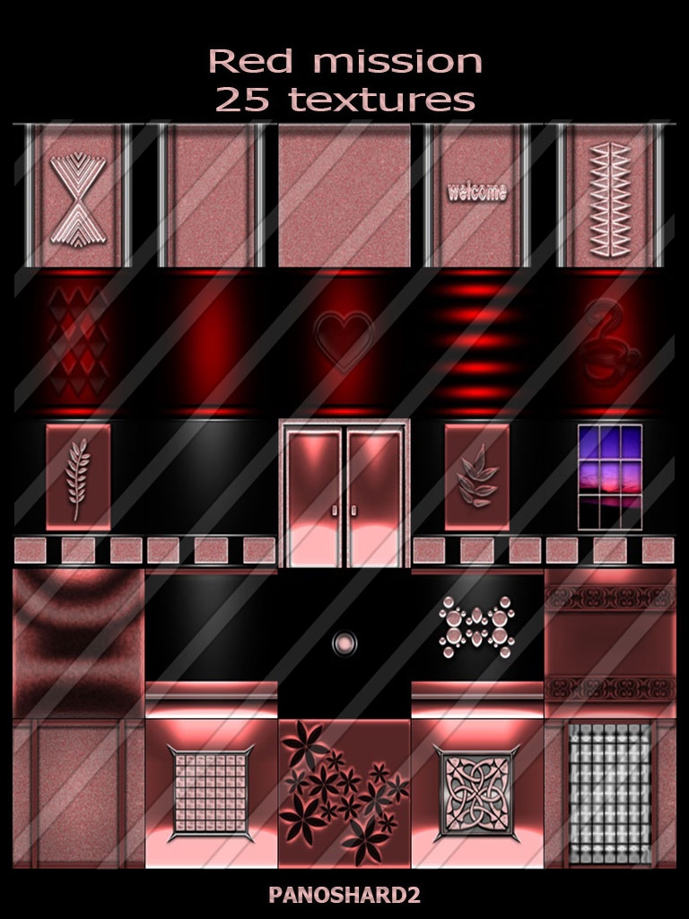 monochrome valentines 40 textures for imvu