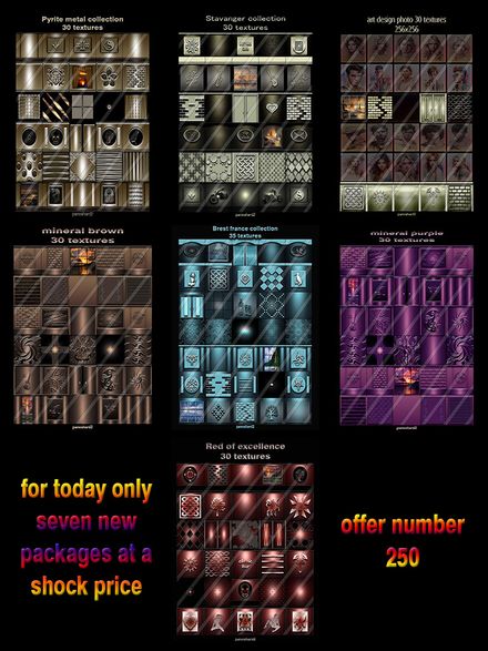 for today only seven new packages at a shock price ( offer number 250 )  