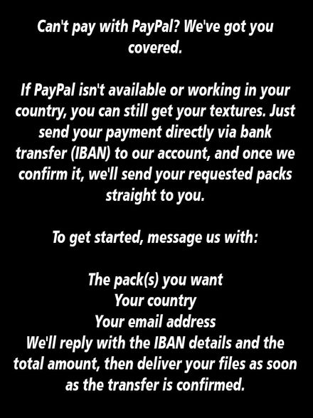 Cant pay with PayPal We've got you covered