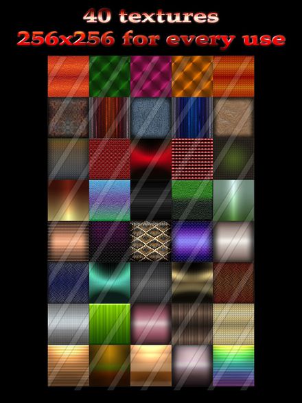 40 textures 256x256 for every use new pack