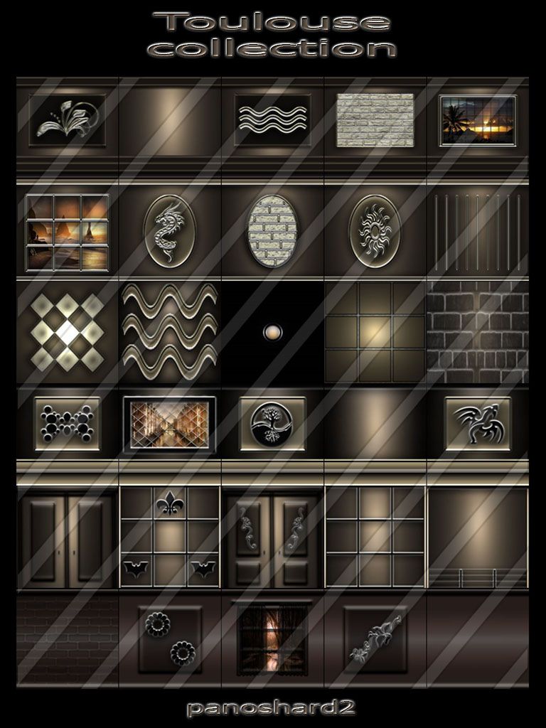 nails collection fon 15 textures for imvu