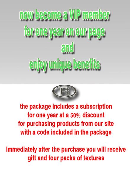 vip member  subscription for one year  