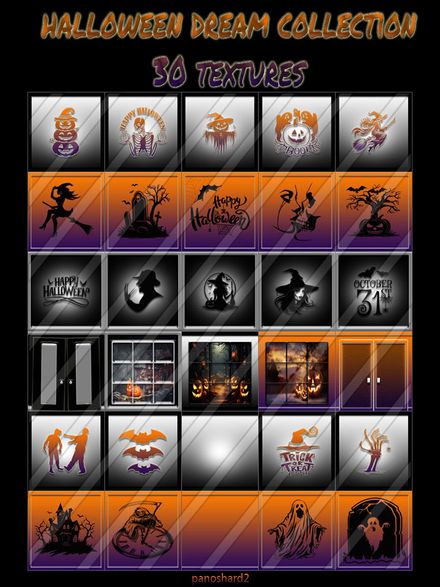 halloween dream collection 30 textures new pack