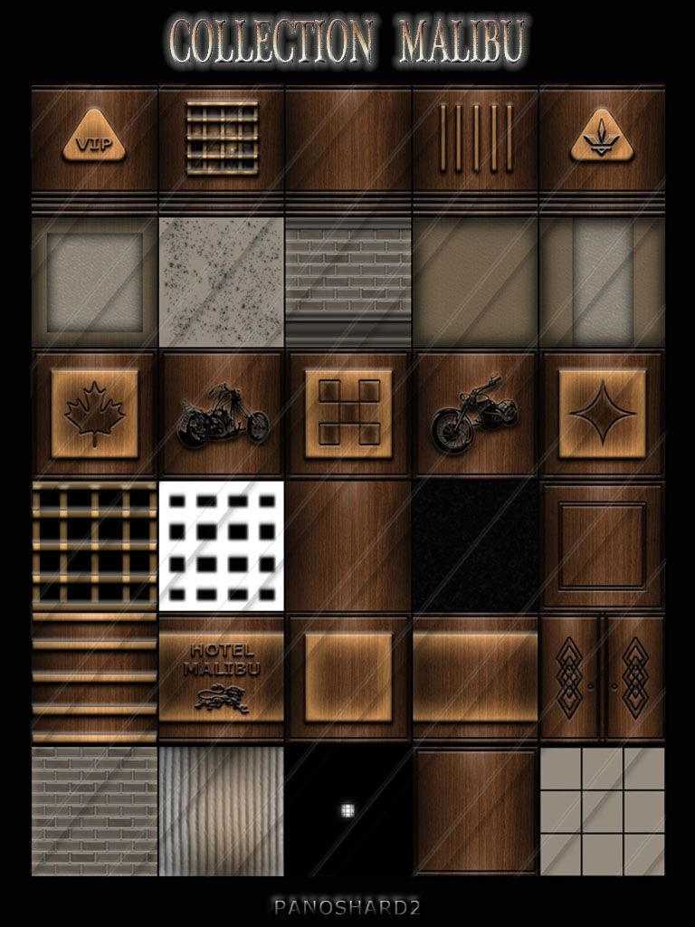COLLECTION MALIBU 30 TEXTURES FOR IMVU