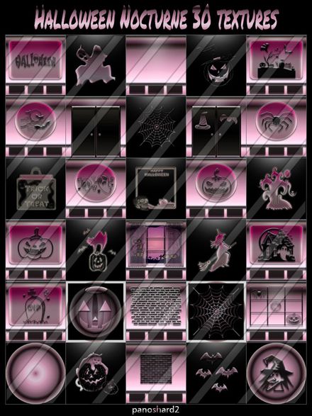 Halloween Nocturne 30 textures new pack