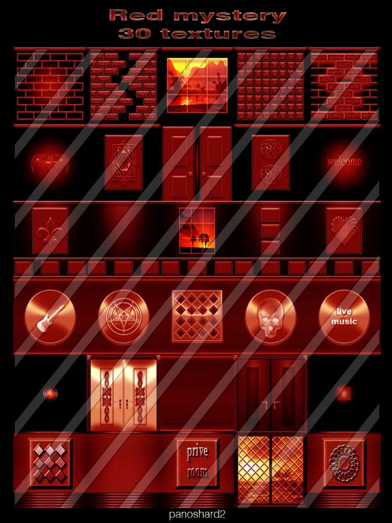 red textures