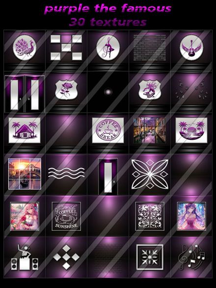 purple the famous 30 textures for imvu creators