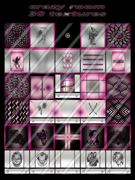 crazy room 30 textures new pack for creators rooms