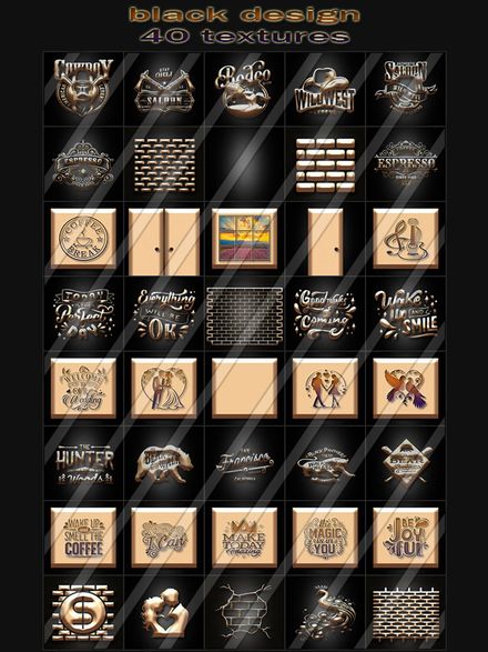 black design 40 textures for imvu creators