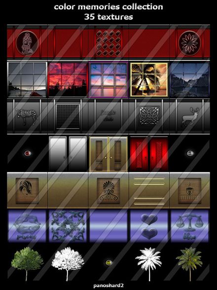 color memories collection 35 textures for imvu 