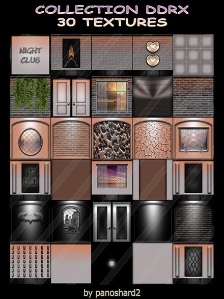 COLLECTION DDRX 30 TEXTURES FOR IMVU 