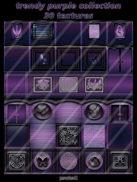 trendy purple collection 30 textures new pack for imvu