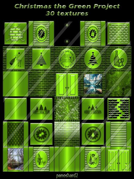 christmas the Green Project 30 textures