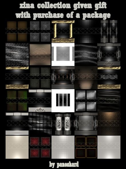 ZINA COLLECTION 30 TEXTURES FOR IMVU