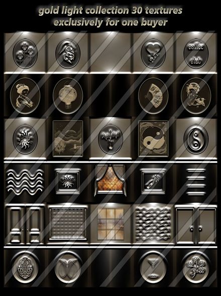 gold light collection 30 textures exclusively for one buyer